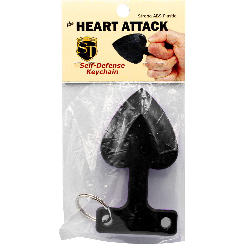 Heart Attack Self-defense Keychain Black - Image 2