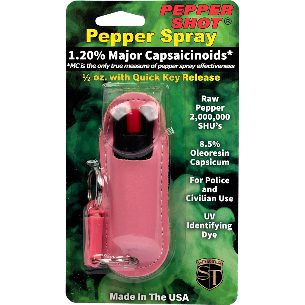 Pepper Shot 1.2% MC 1/2 oz Halo Holster and quick release keychain - Image 24